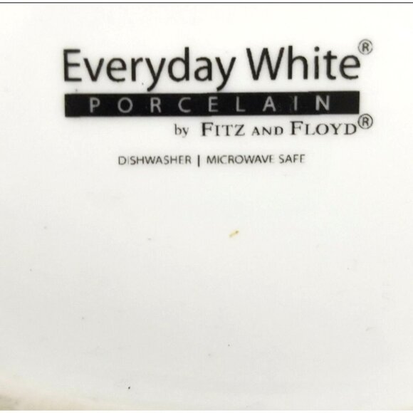 Everyday White Porcelain Bottles With Cork Stoppers By Fitz & Floyd - Picture 7 of 7